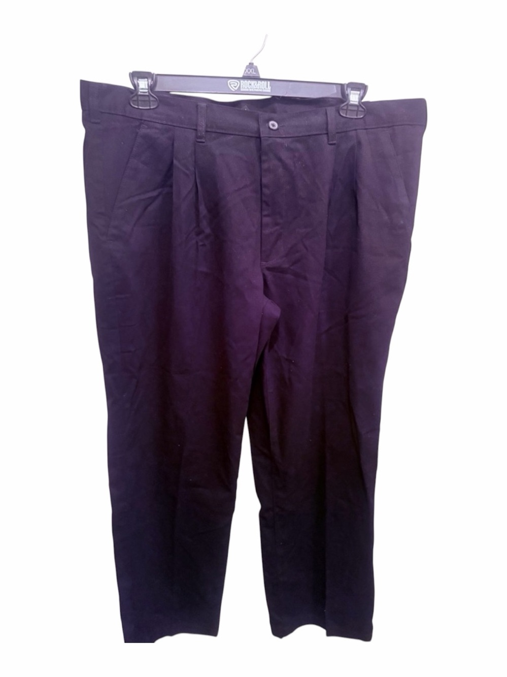 George Men's Black Dress Pleated Pants